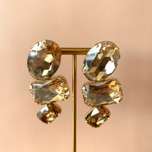 ARETES FLASHY DORADO