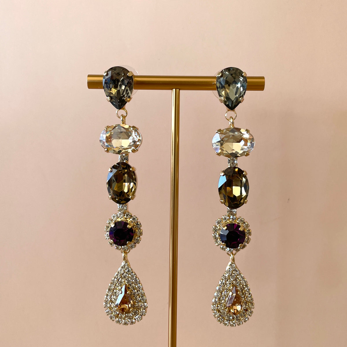 ARETES SWAR DROP DORADO -GOLD