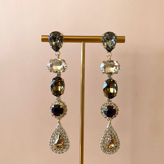 ARETES SWAR DROP DORADO -GOLD