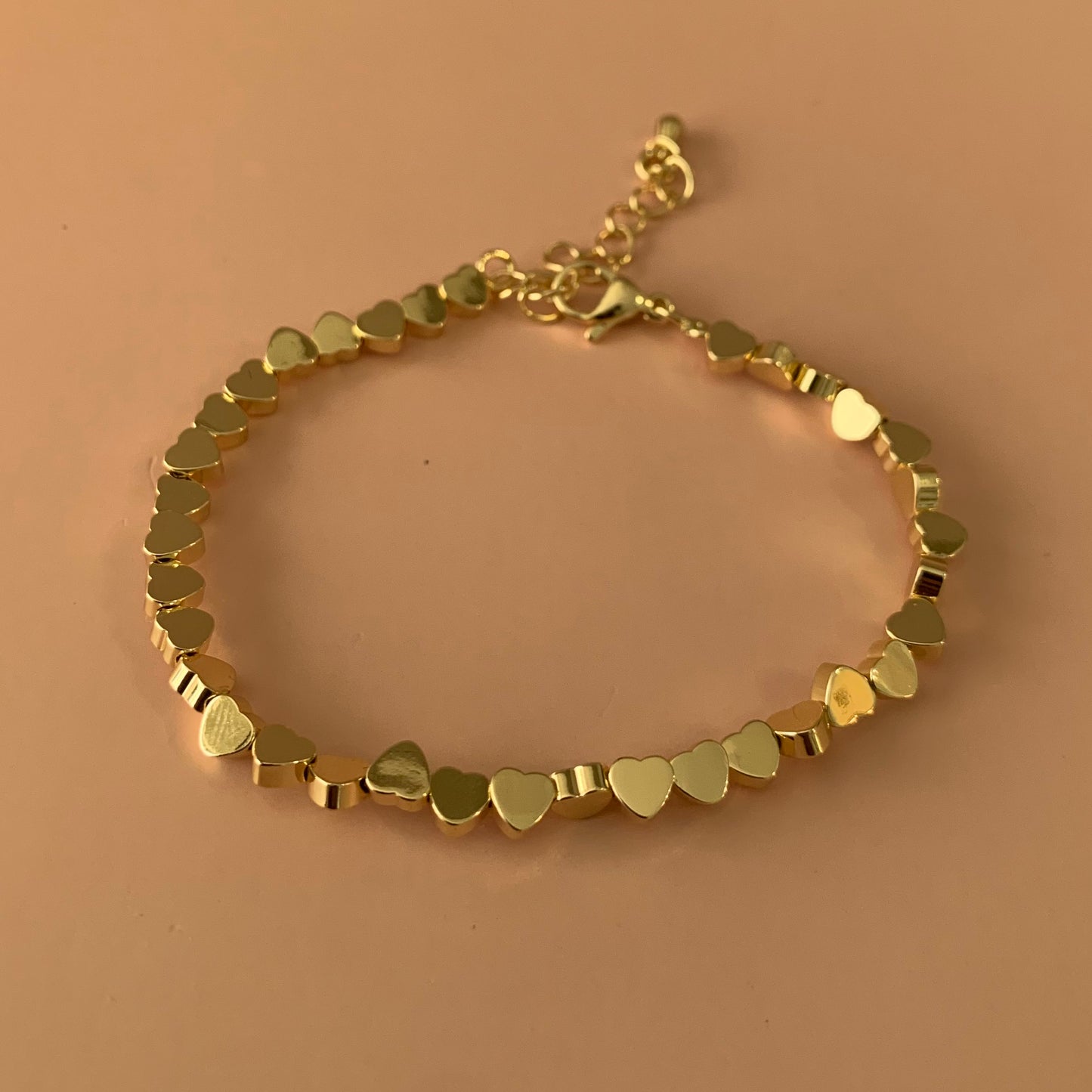PULSERA GOLD MINI CORAZONES