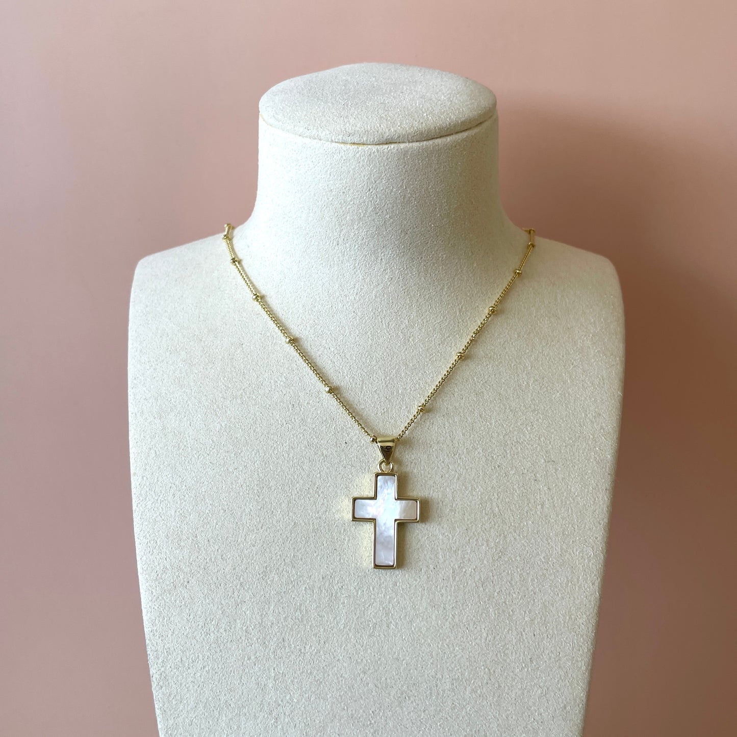 COLLAR CRUZ MOONSTONE