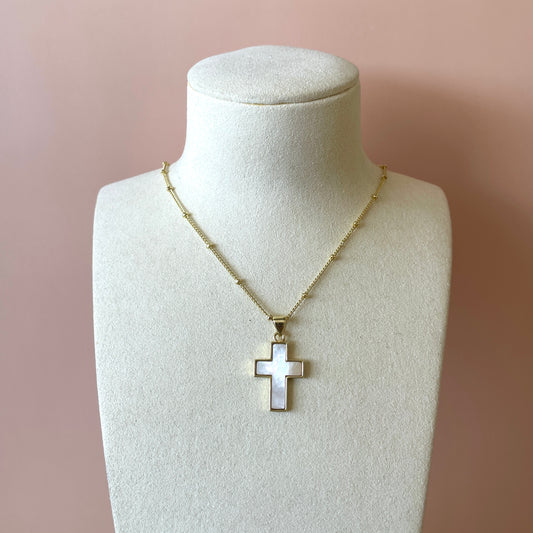 COLLAR CRUZ MOONSTONE