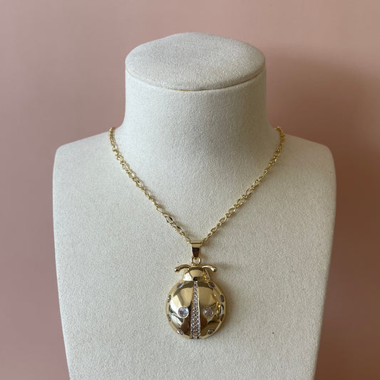 COLLAR CATARINA CON PIEDRA CLEAR