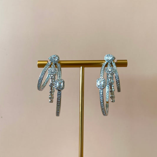 ARRACADA SILVER TRIPLE C ON ZIRCONIAS