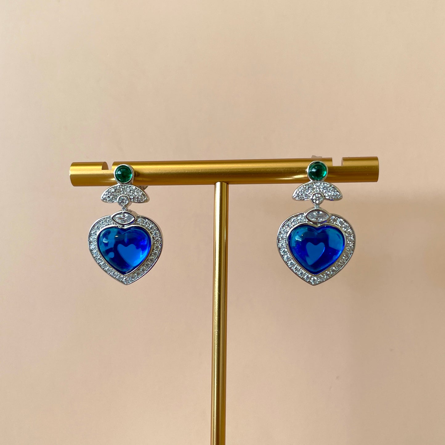 ARETE SILVER CORAZON AZUL