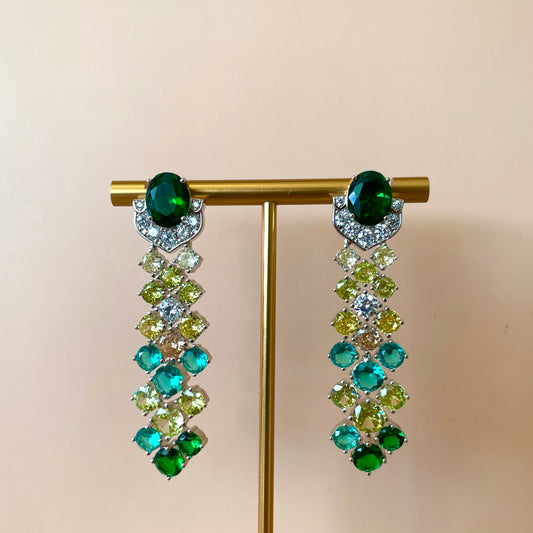 ARETES EMERALD GLOW MIX VERDE