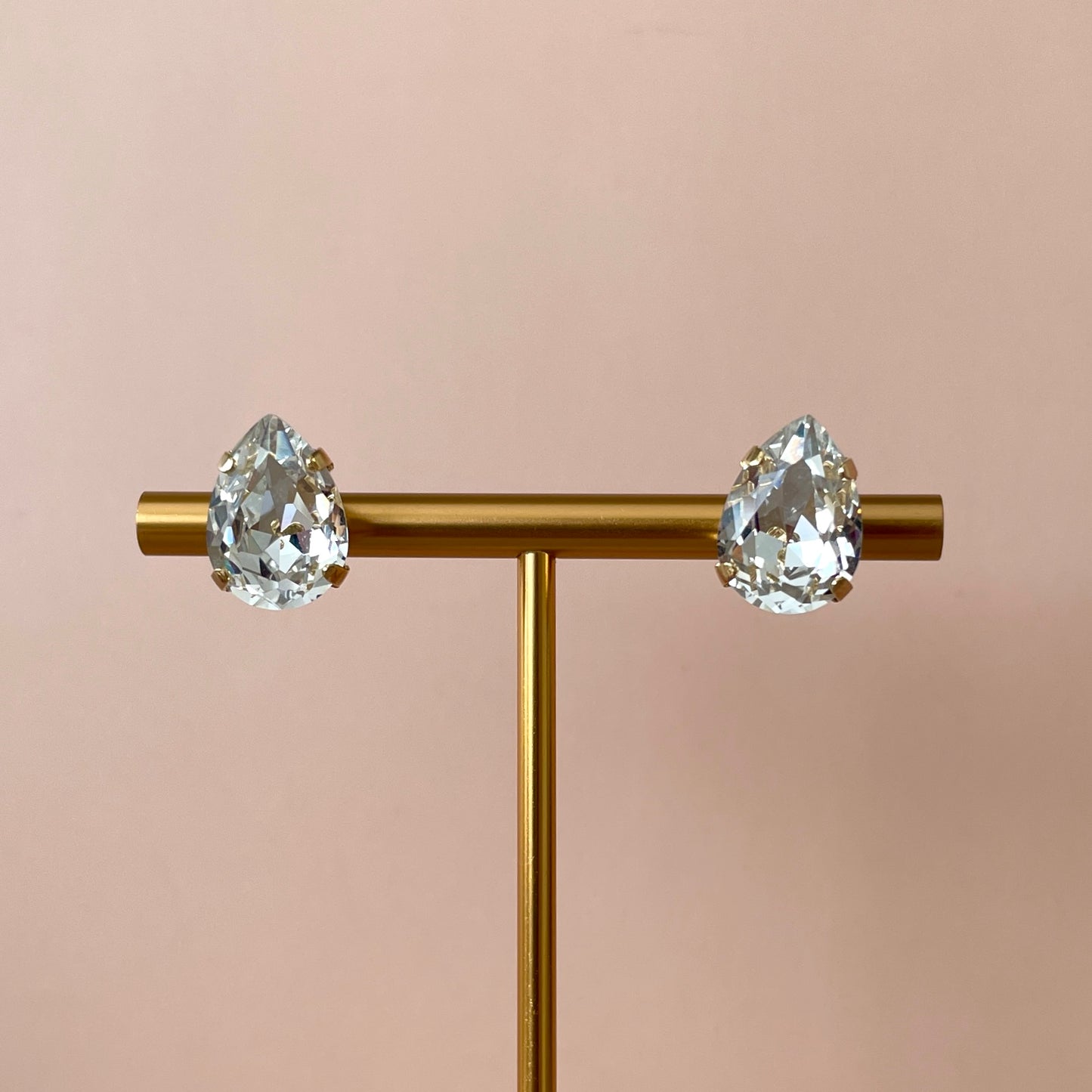 ARETES GOTA CRISTAL CLEAR