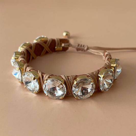 PULSERA CLEO CRISTAL CLEAR -HB