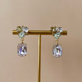 ARETES FACET DROP ROSA