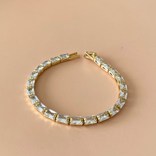 PULSERA BAGUETTE GRANDE CLEAR