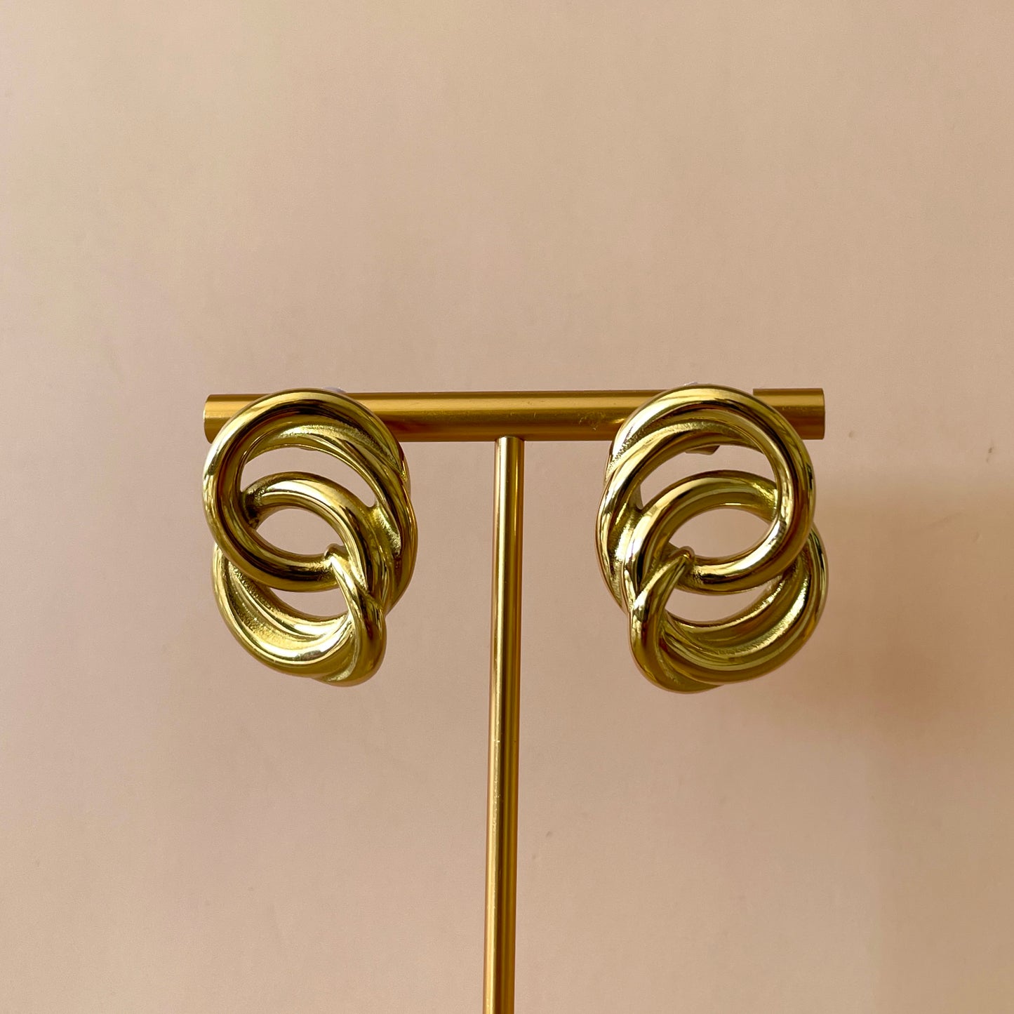 ARETES NUDO MARINERO GOLD