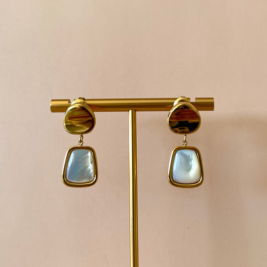 ARETES COLGANTES PIEDRA MOONSTONE