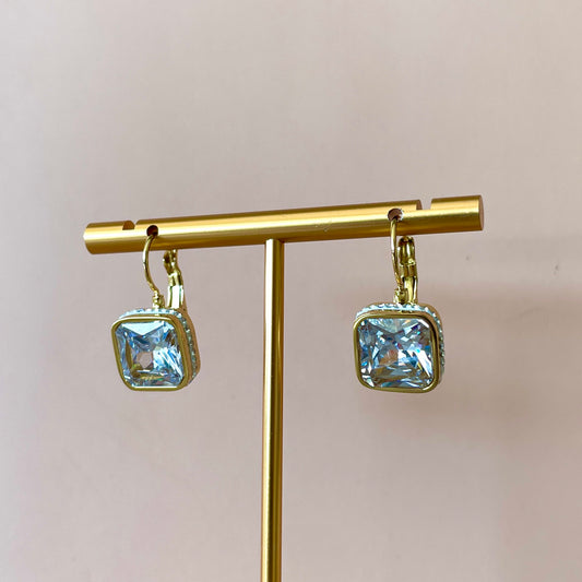 ARETE CUADRADO ZIRCONIA GRANDE