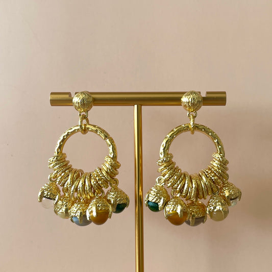 ARETES LUCCE MARANZA MIX AMARILLO