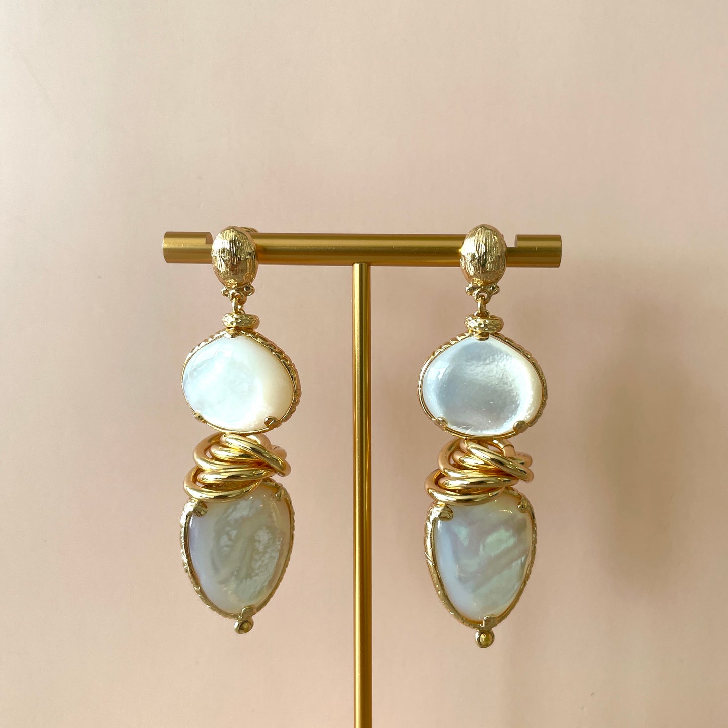 ARETES SIRENA OPALO