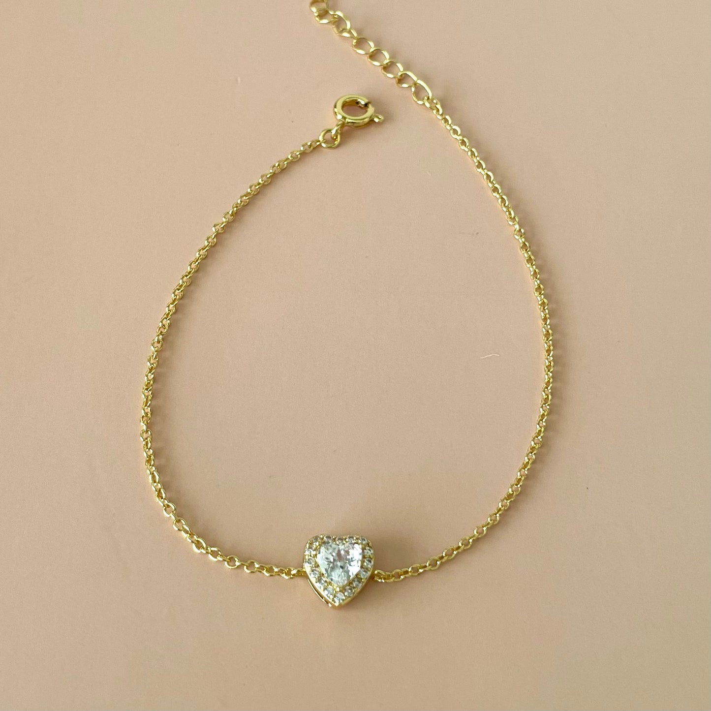 PULSERA CORAZON GRANDE CLEAR