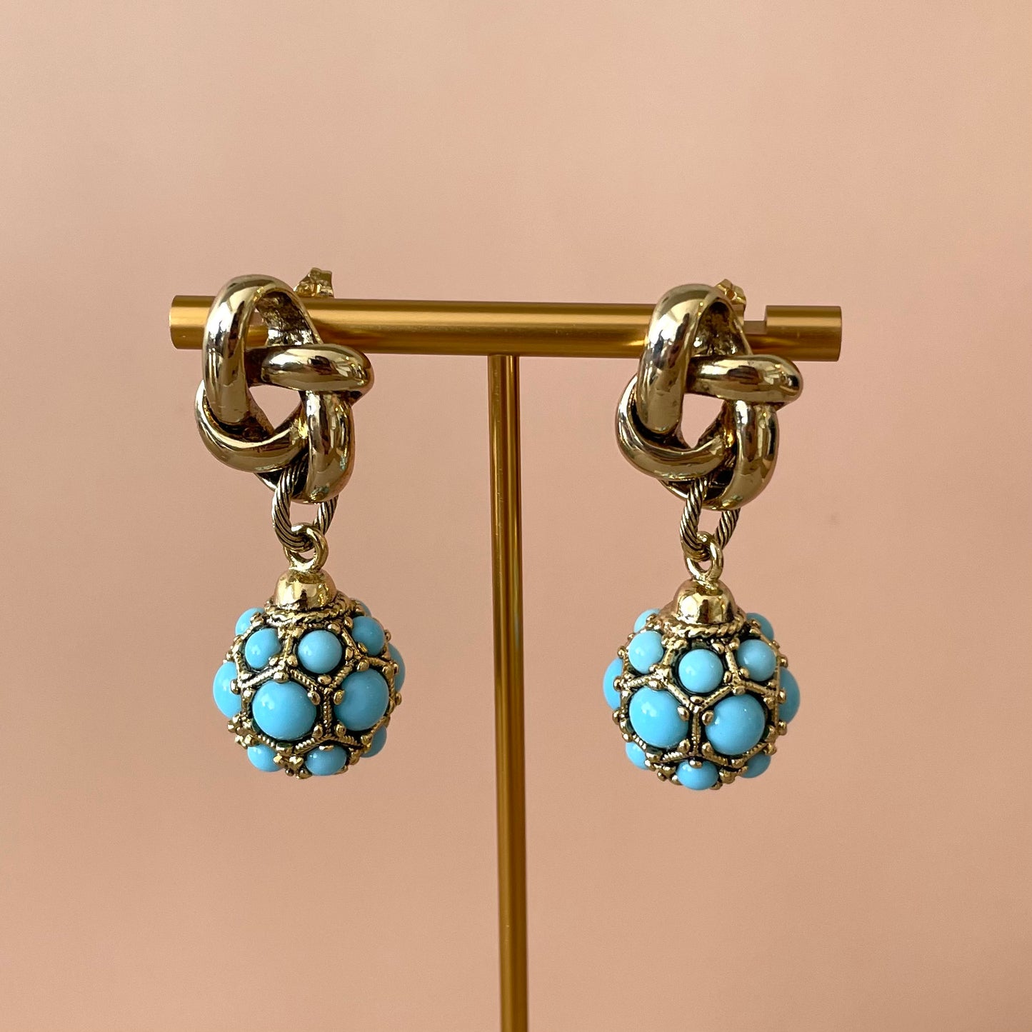 ARETES MARISELLE TURQUESA
