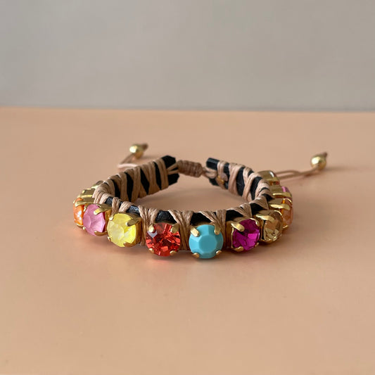PULSERA FAVORITA MIX COLORFULL CON TURQUESA - HB
