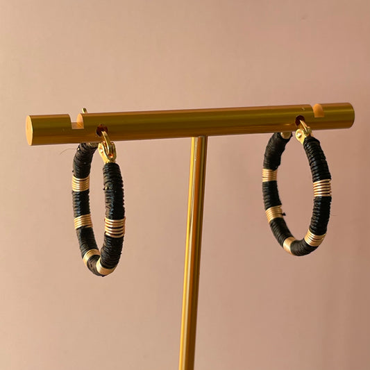 ARRACADAS WERREGUE MINI NEGRO