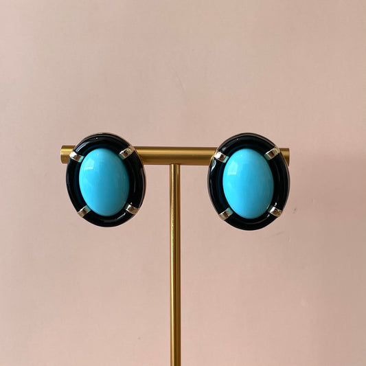 ARETES FASCINO TURQUOISE -ONIX