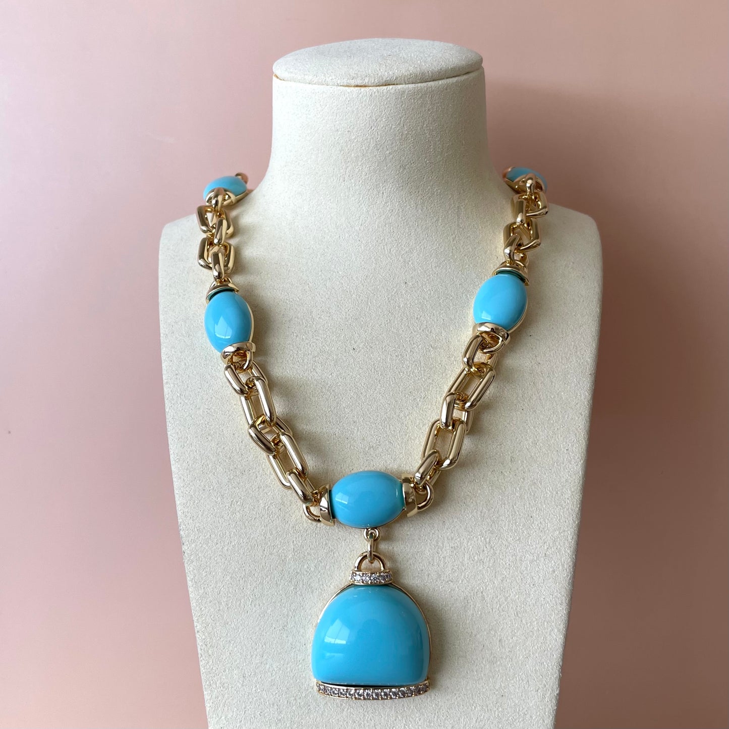 COLLAR CAPRI TURQUOISE