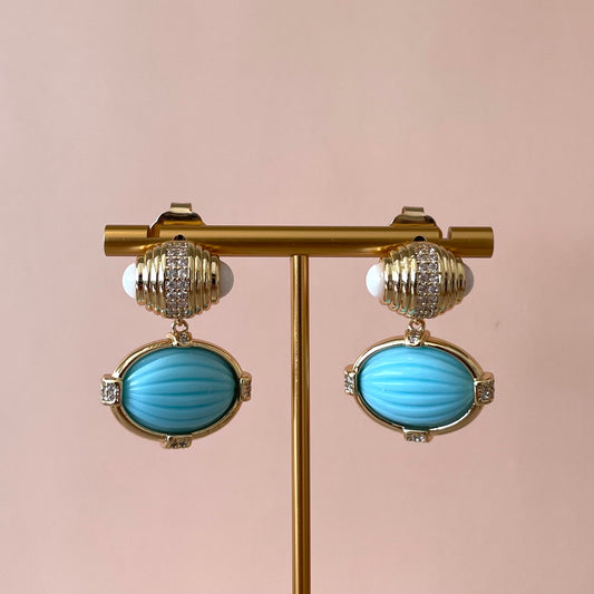 ARETES TARSILA TURQUOISE