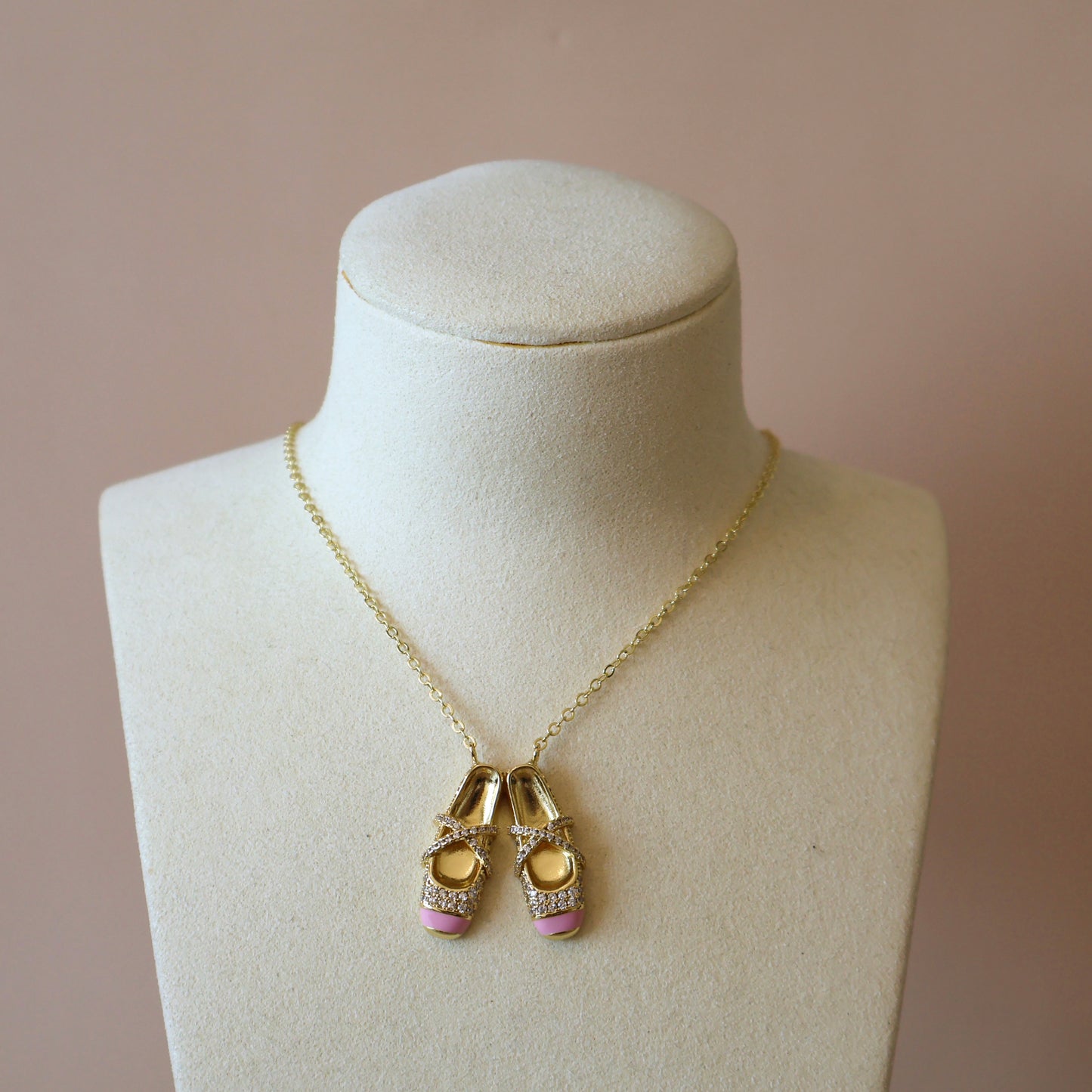 COLLAR ZAPATILLA DE BALLET ROSA