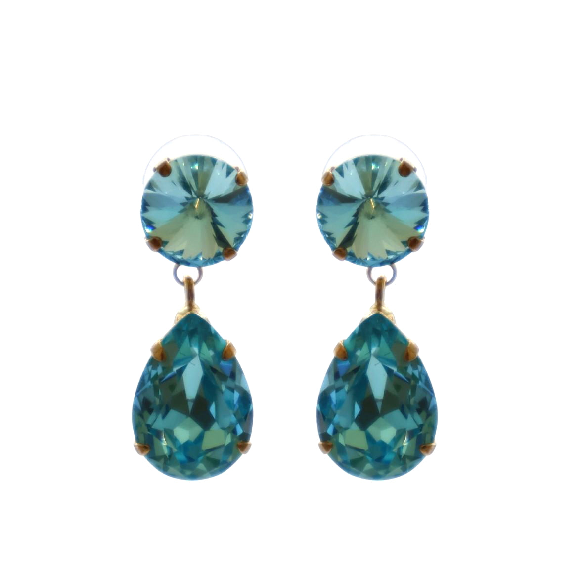 ARETES ROMELIA AZUL CELESTE