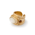 ANILLO SIMONE MOONSTONE -OJO DE TIGRE