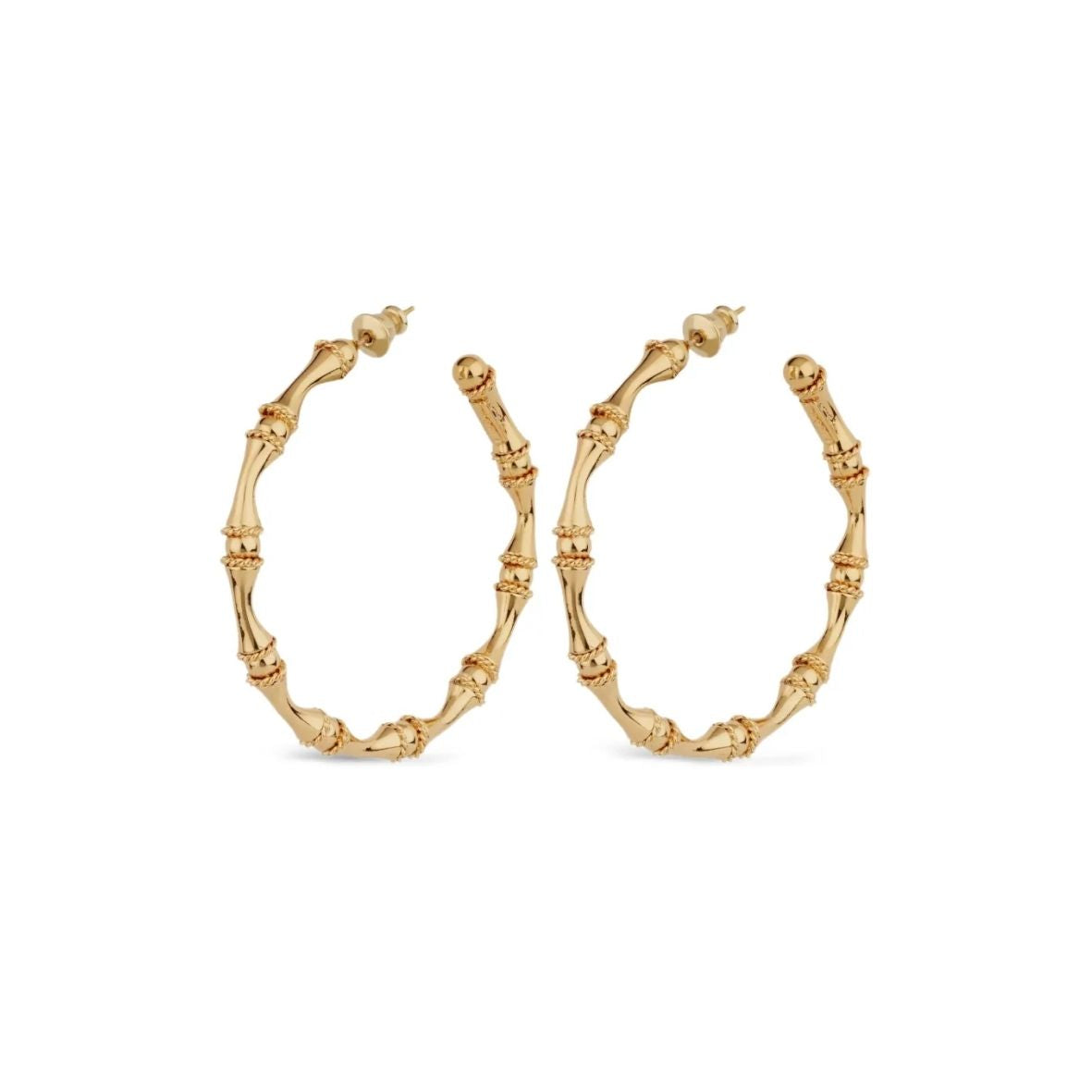ARRACADAS BAMBOU GOLD