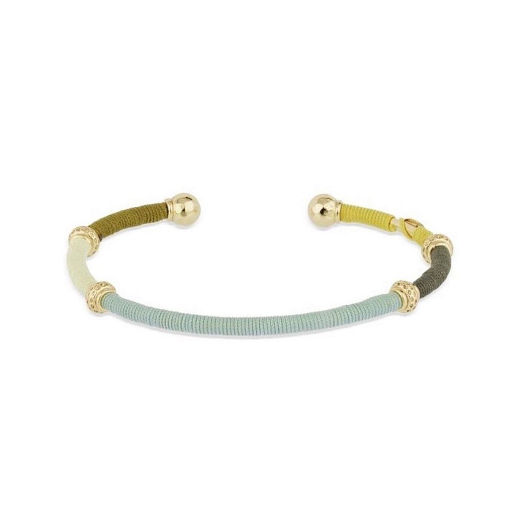 BRAZALETE ZANZIFULL MIX OLIVO -GOLD