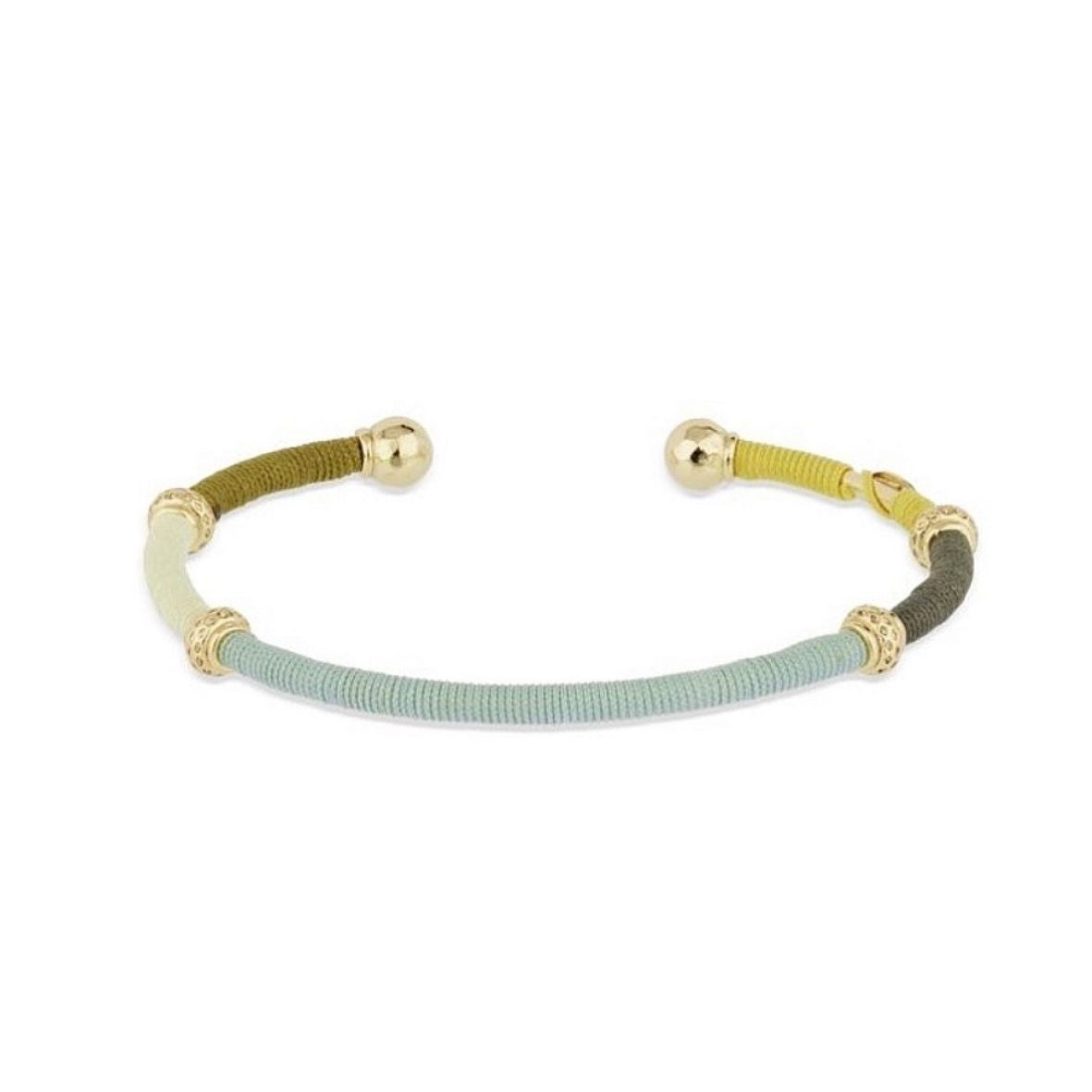 BRAZALETE ZANZIFULL MIX OLIVO -GOLD