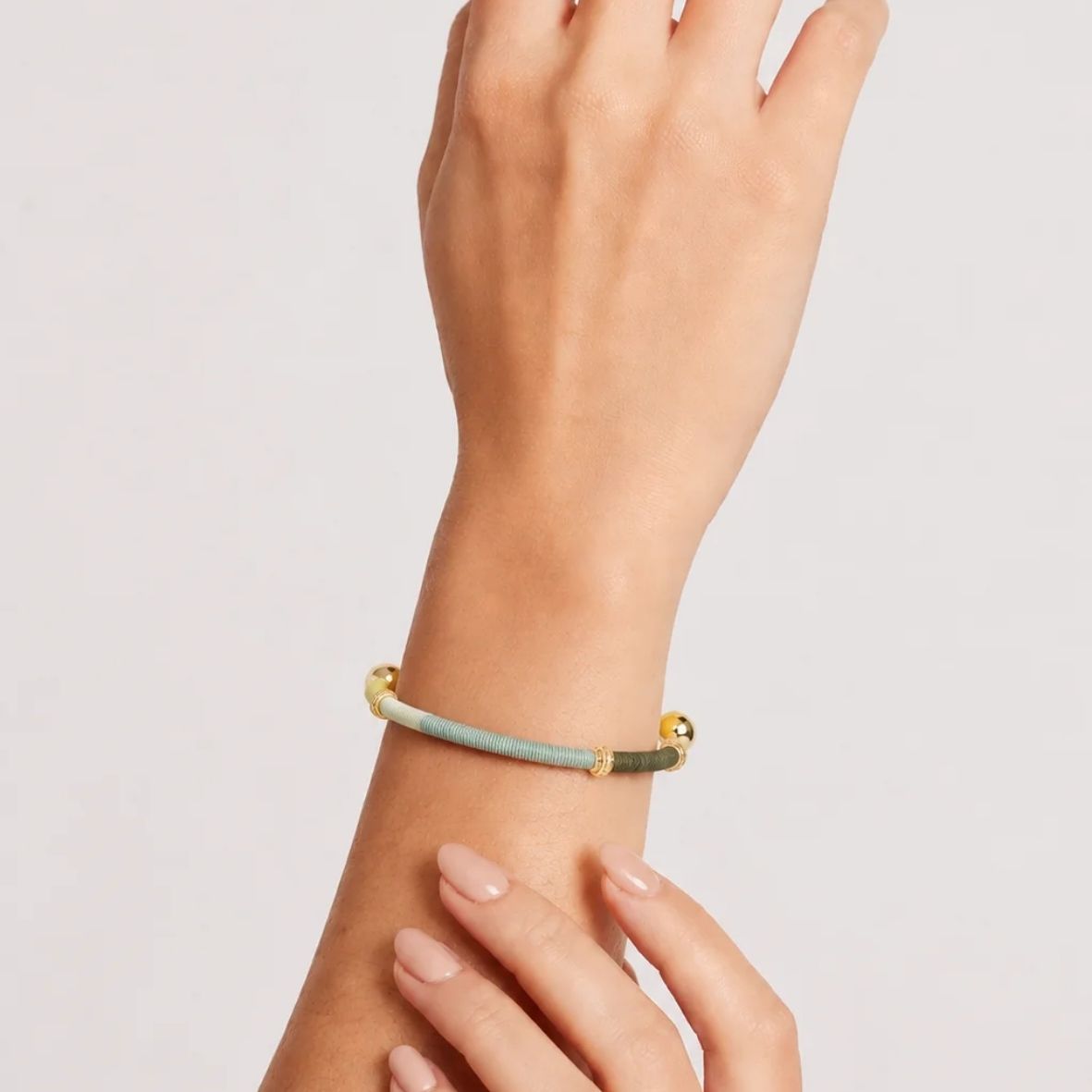 BRAZALETE ZANZIFULL MIX OLIVO -GOLD
