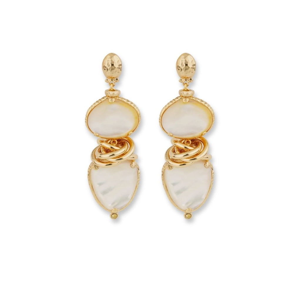 ARETES SIRENA OPALO