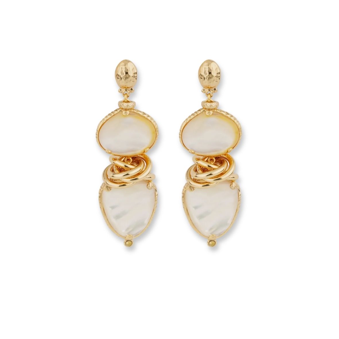 ARETES SIRENA OPALO