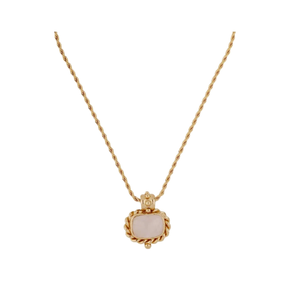 COLLAR AMARANTE JASPE ROSA