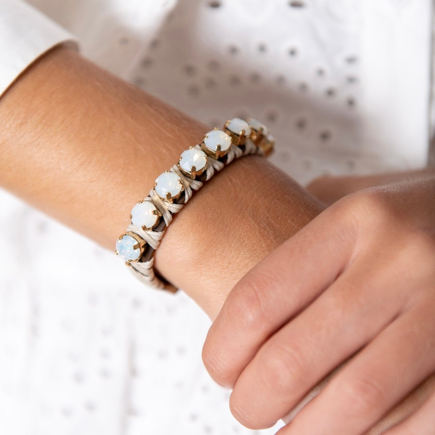 PULSERA FAVORITA BLANCO TORNASOL - HB