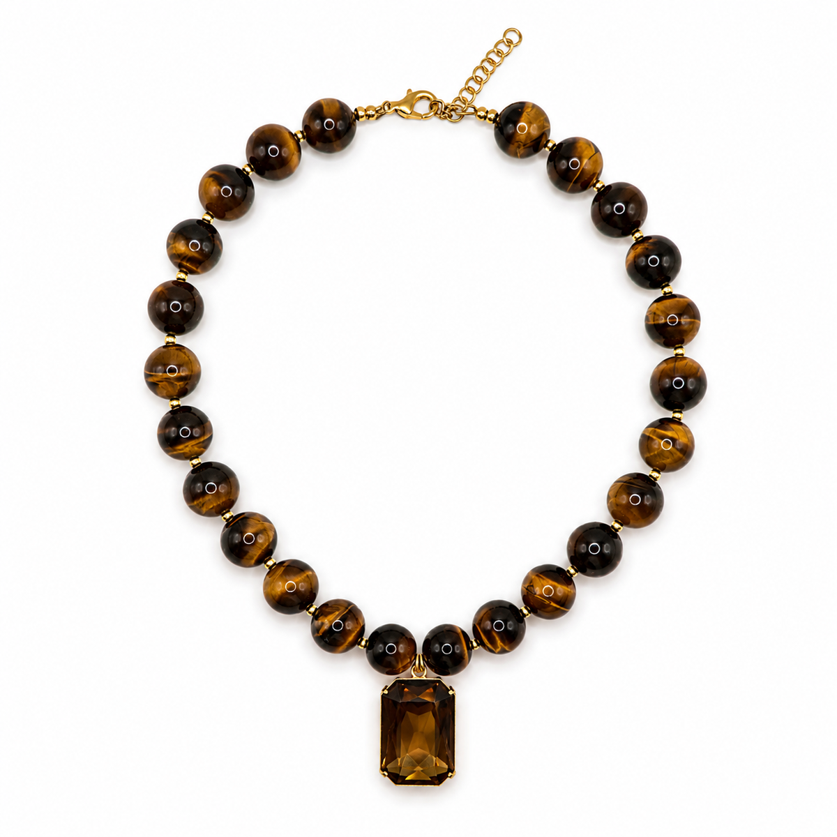COLLAR CHERRY BLOSSOM OJO DE TIGRE