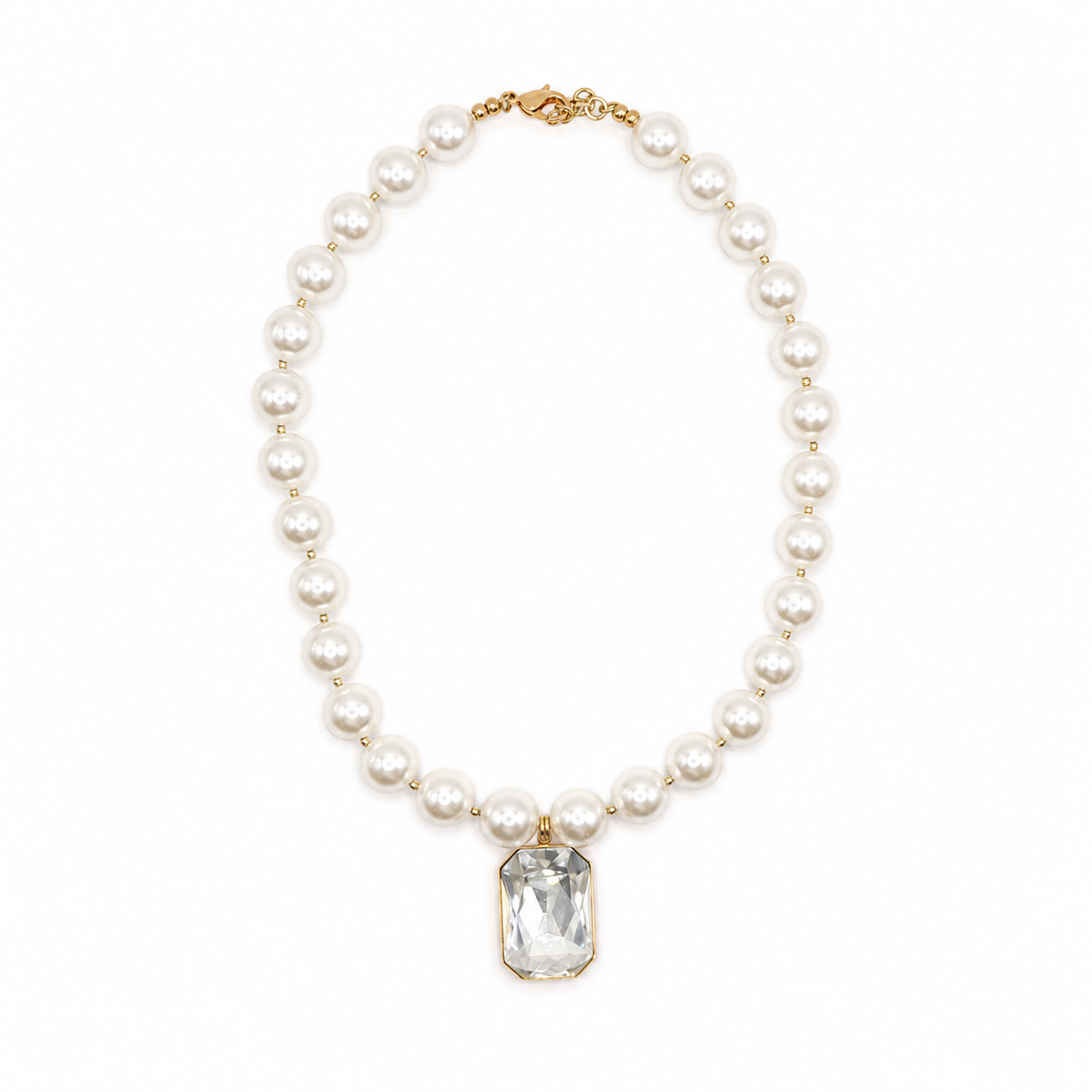 COLLAR CHERRY BLOSSOM PERLAS & CLEAR