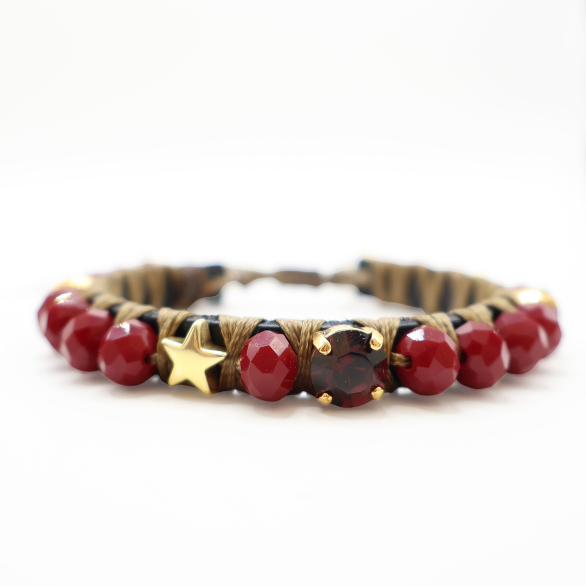 PULSERA FAVORITA PIEDRA TINTA CON ESTRELLA -HC