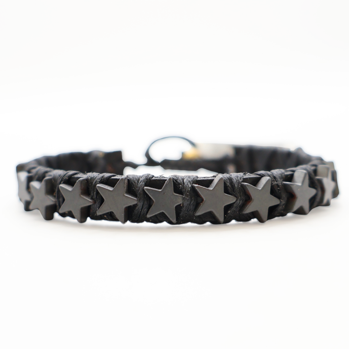 PULSERA FAVORITA ESTRELLA NEGRA MATE -HN