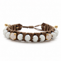 PULSERA FAVORITA PIEDRA BLANCA CRISTAL BLANCO -HC
