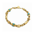 BRAZALETE KALI GOLD & TURQUOISE