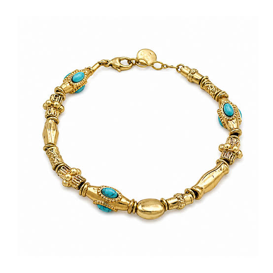 BRAZALETE KALI GOLD & TURQUOISE