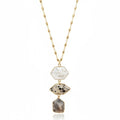 COLLAR SILENZA DALMATIAN JASPER