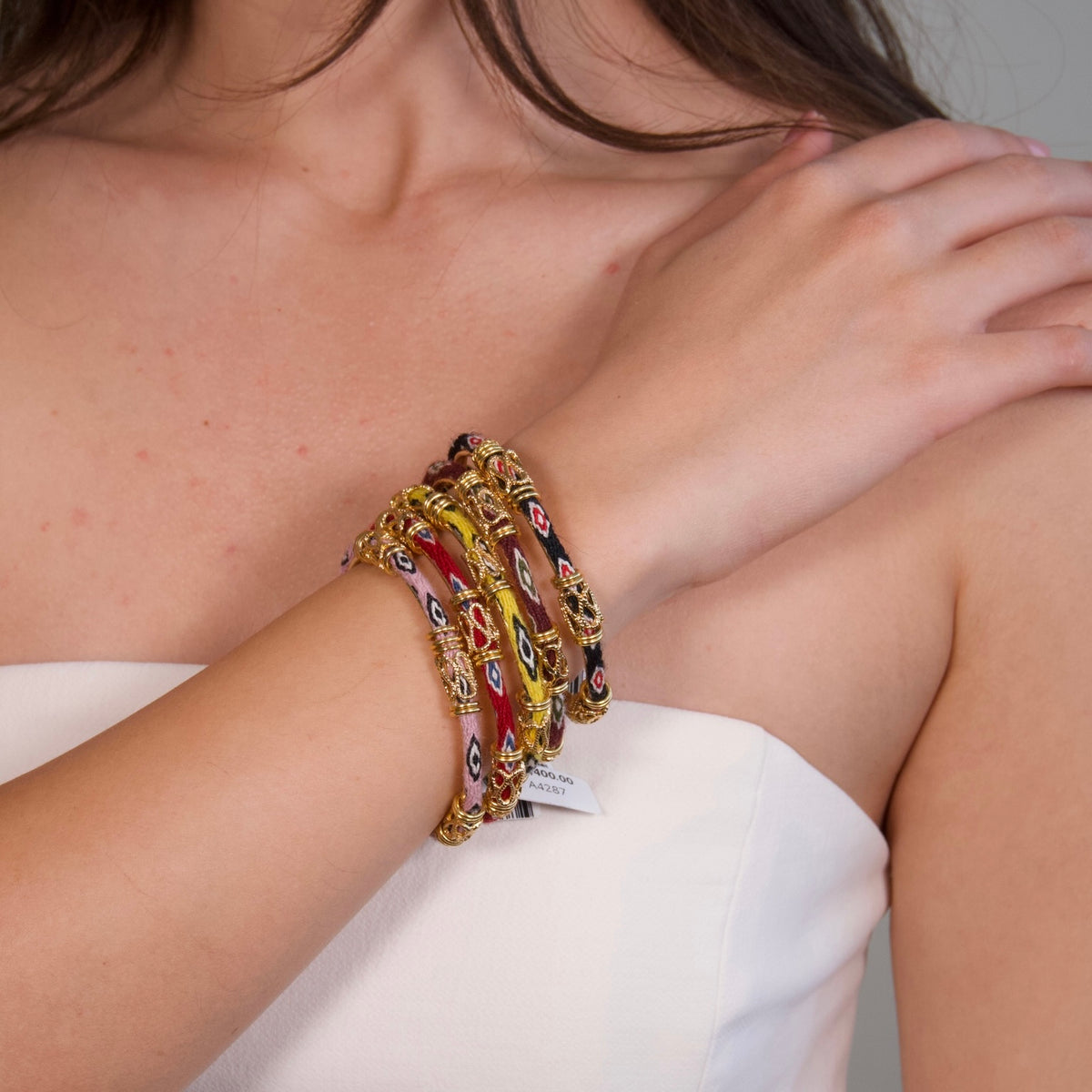 BRAZALETE LIMA ROSA -PIEDRA MALAQUITA