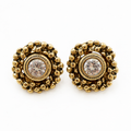 ARETES JOANNA VINTAGE -GOLD CLEAR