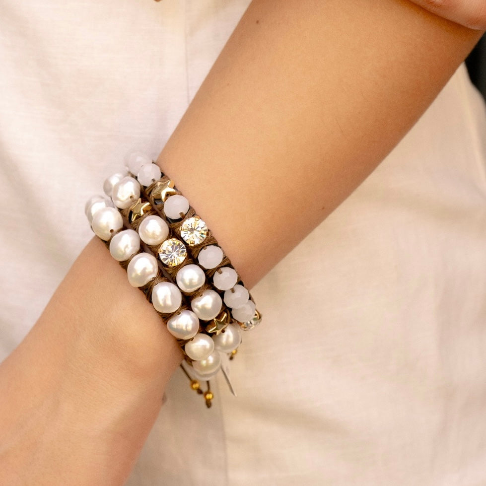 PULSERA FAVORITA PIEDRA ICE CRISTAL CLEAR -HC
