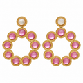 GARDENIA BUBBLE MAXIE EARRINGS ROSA