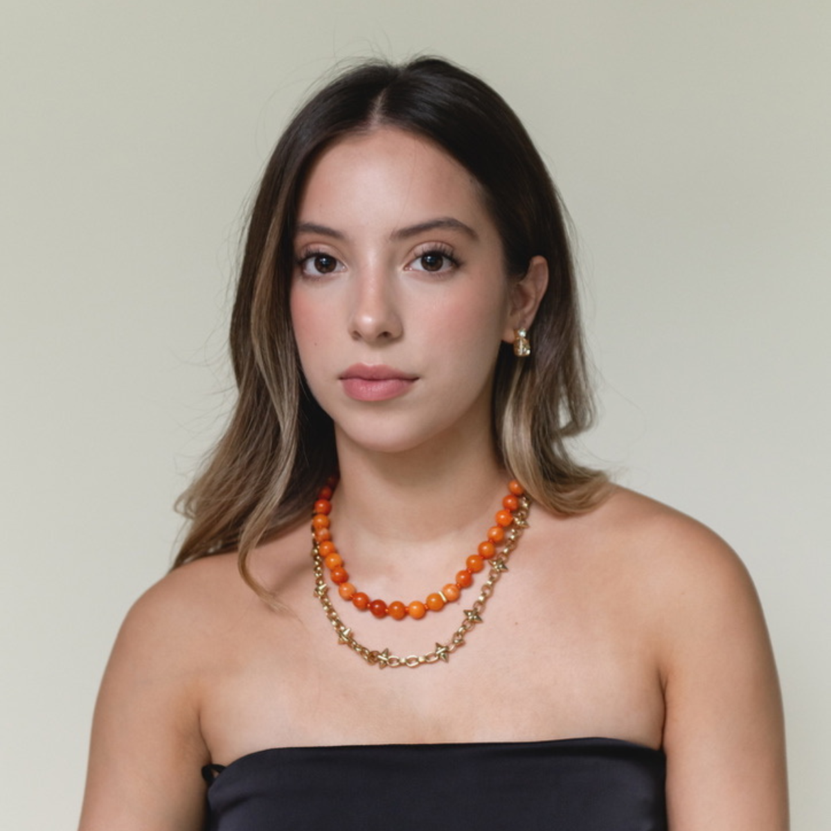 COLLAR MOROCCO NARANJA